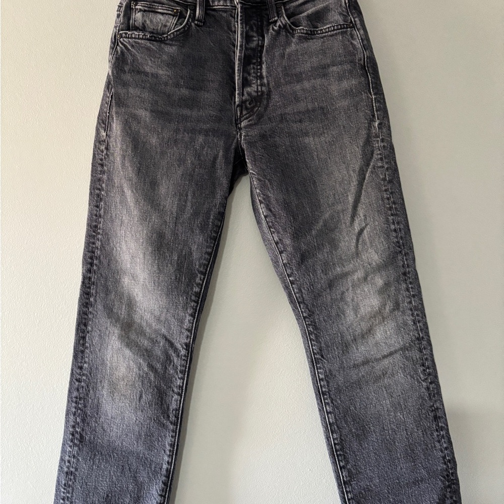 Mother Superior High Waisted Hiker Hoover Black Jeans Size 24